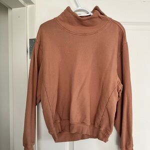 Joah Brown Turtleneck Sweatshirt